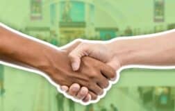 people shaking hands