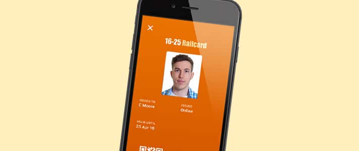 Digital 16-25 railcard